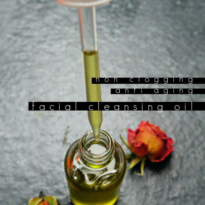 DIY Cleansing Oil Anti Aging Non Comedogenic