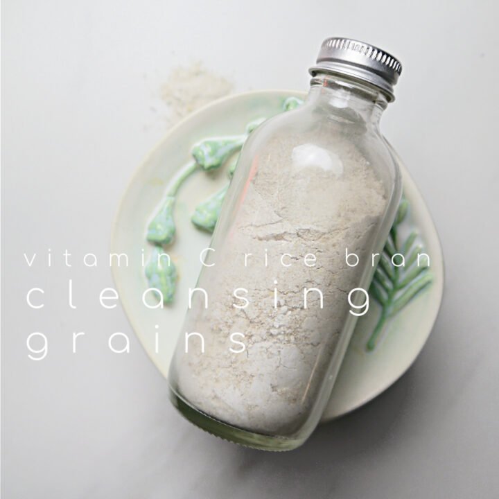 DIY Vitamin C Rice Bran Cleansing Grains