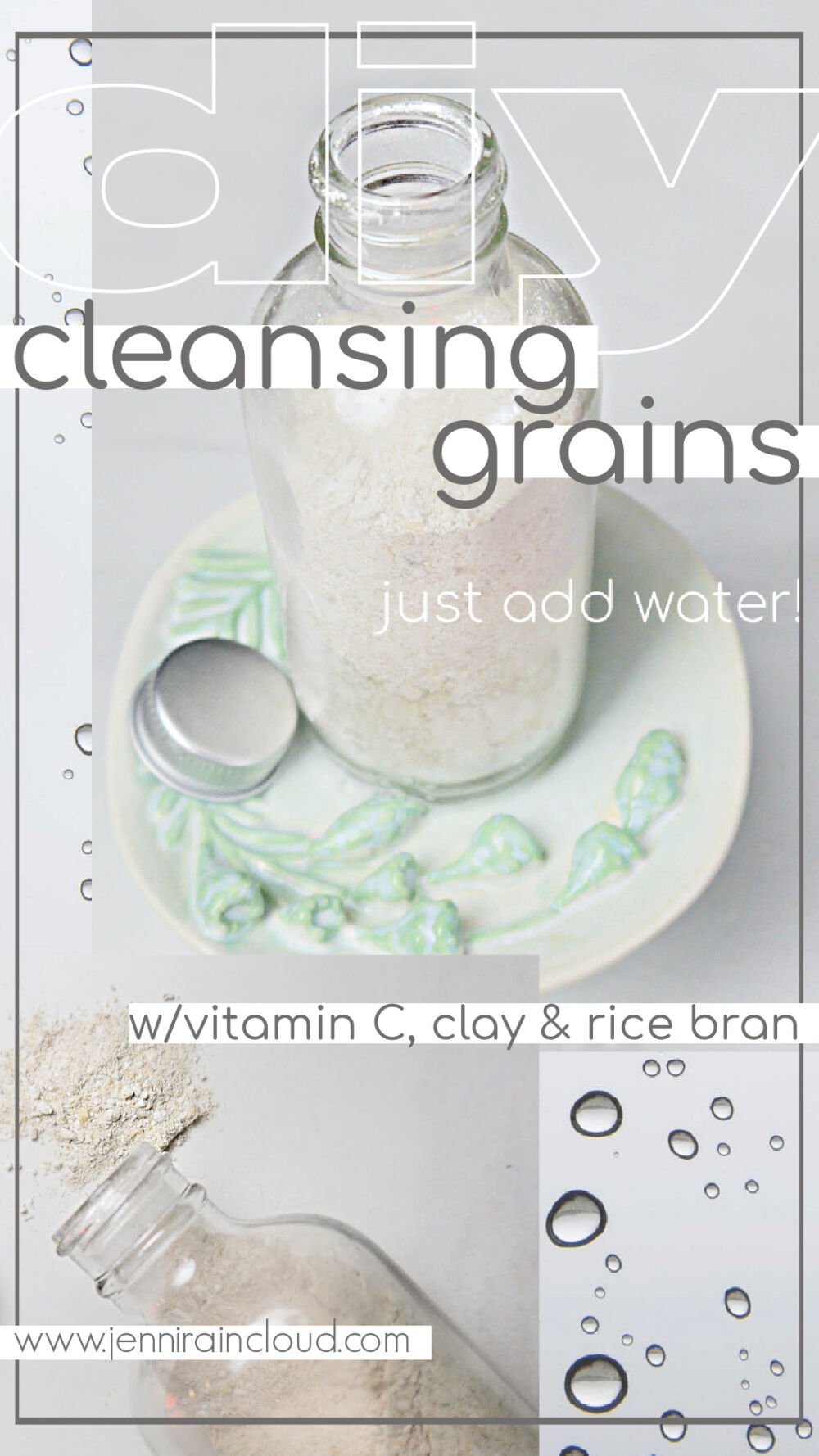 DIY Vitamin C Rice Bran Cleansing Grains