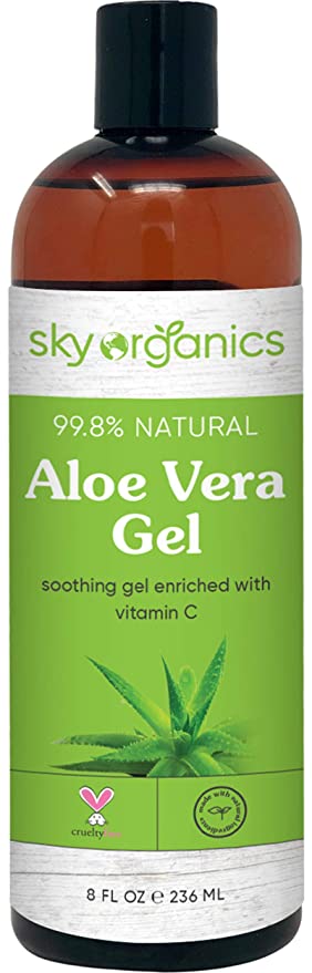 Amazon.com : Aloe Vera Gel (8 oz) Cold-pressed Ultra Hydrating Skin Soothing Aloe Gel for Face Body After-Sun Care Aloe Gel Made in USA : Beauty & Personal Care