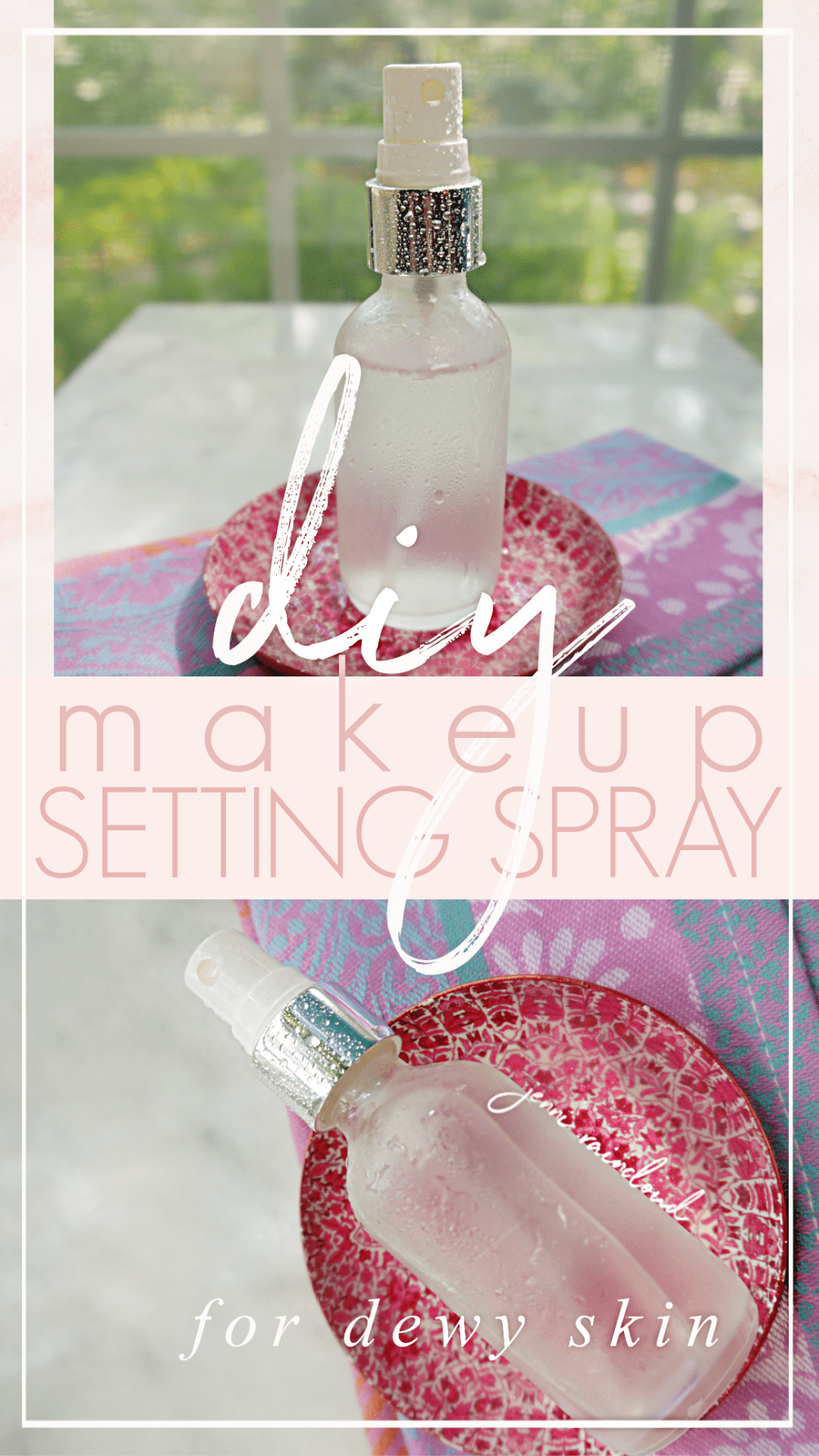 DIY Makeup Setting Spray