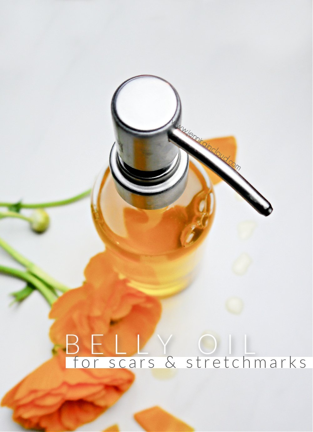 Homemade Belly Oil for stretch marks and scars