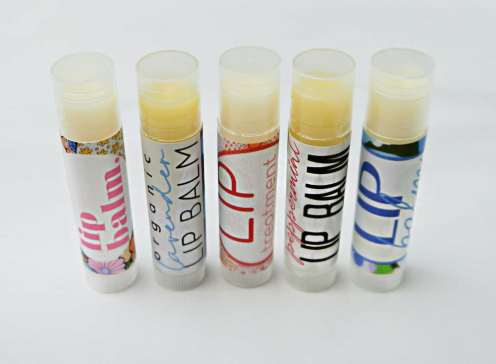 How to Make DIY Lip Balm Labels
