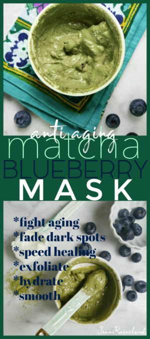 Matcha Blueberry DIY Mask