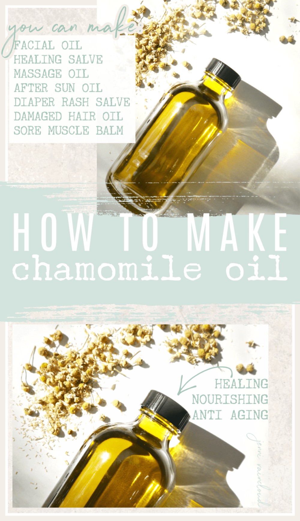 DIY Infused Chamomile Oil