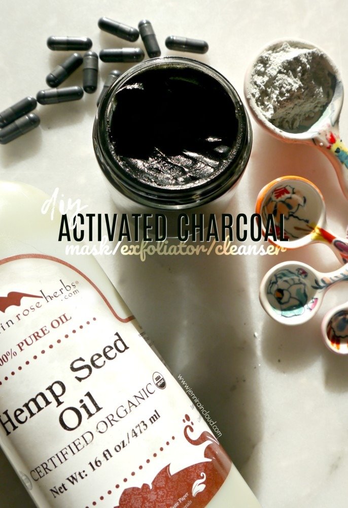 DIY Activated Charcoal Mask/Cleanser/Exfoliator