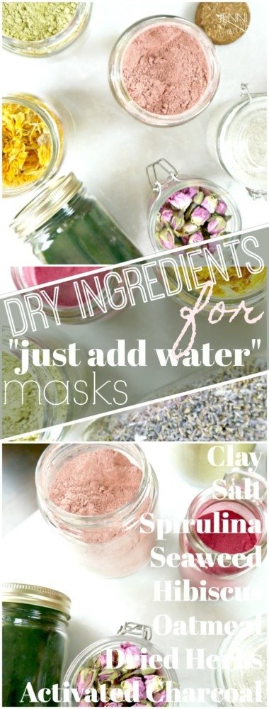 Dry Ingredients for face masks