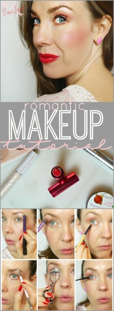 Romantic Makeup Look with 100% Pure