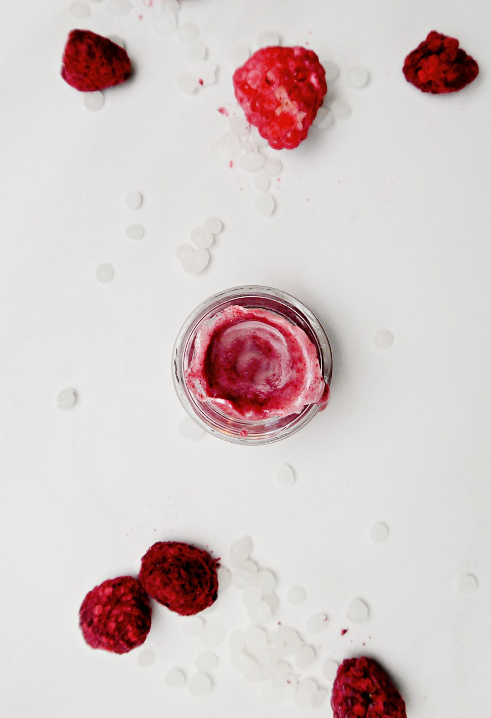 Homemade Raspberry Lip Balm