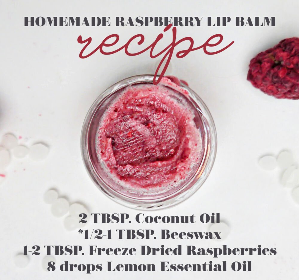 Homemade Raspberry Lip Balm Recipe