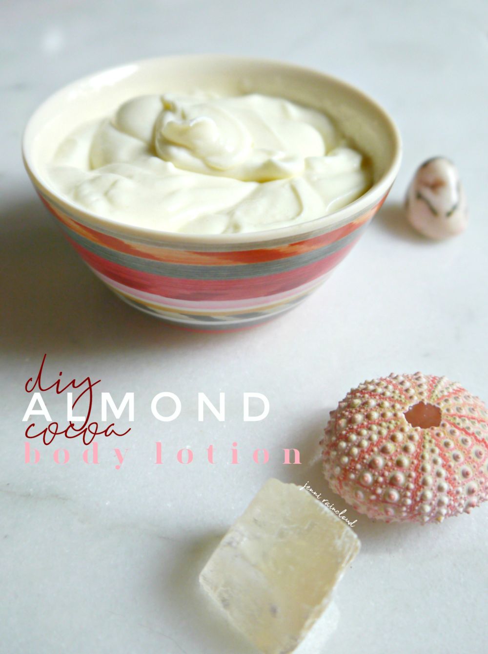 DIY Almond Cocoa Body Lotion