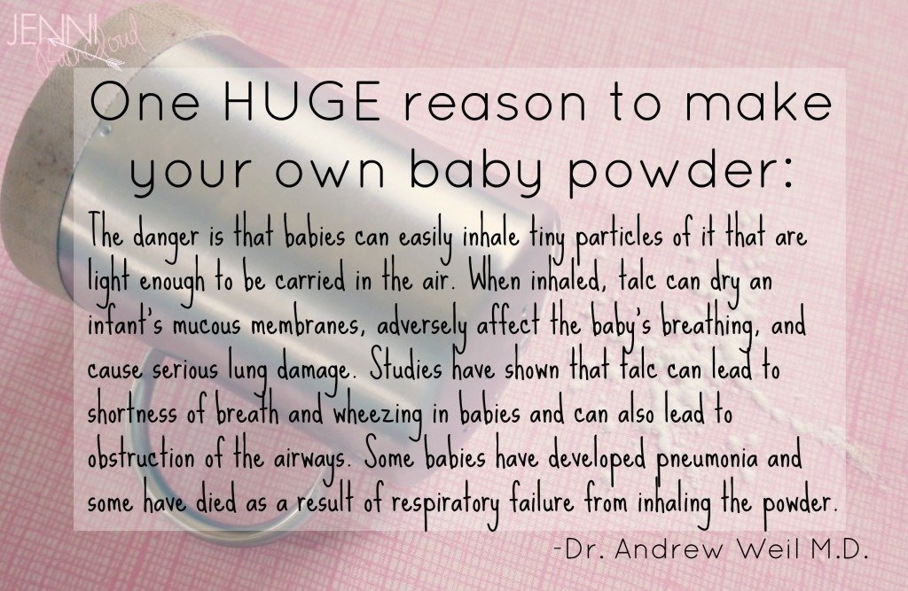 Baby powder dangers