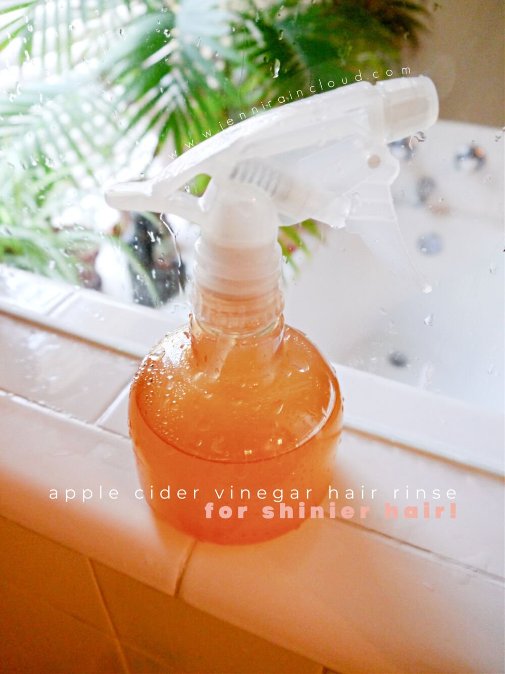 Apple Cider Vinegar Hair Rinse for Shiny Hair