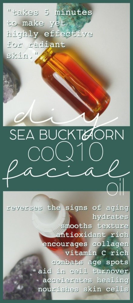Sea Buckthorn and coQ10 DIY Facial Oil