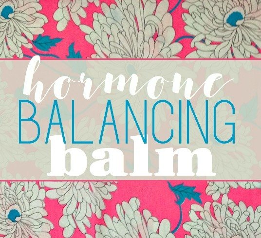 Hormone Balancing Balm DIY