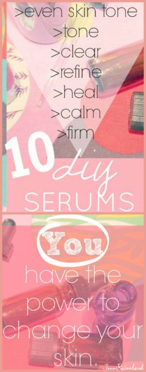 10 DIY skin serums