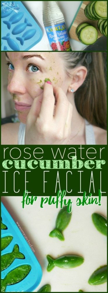 Cucumber Ice Facial DIY