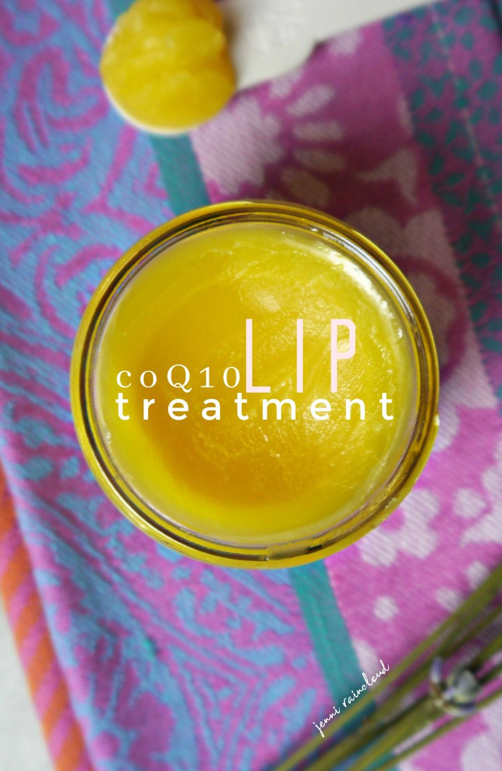 DIY coQ10 Lip Therapy