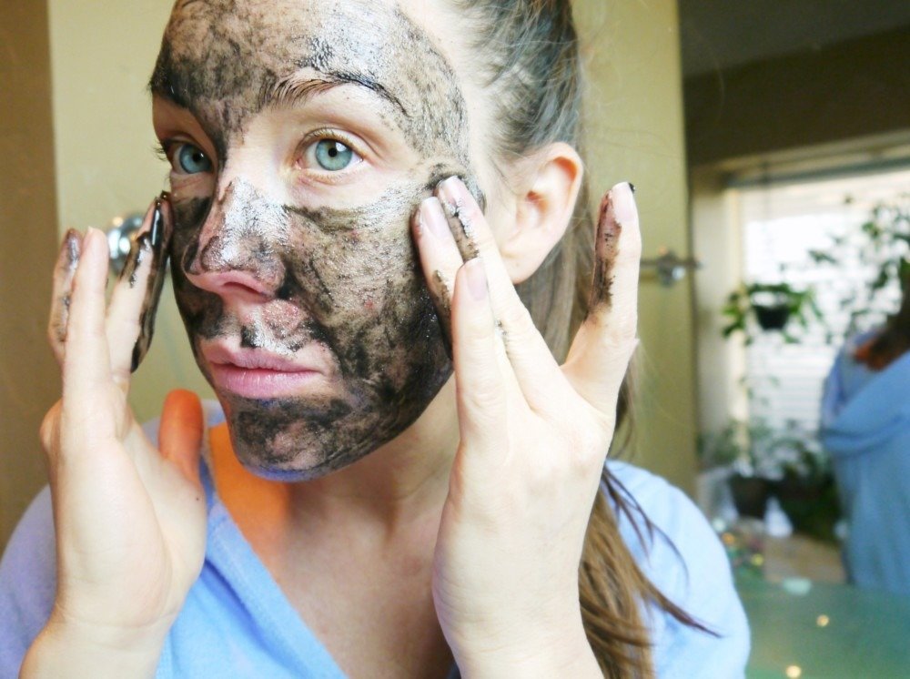 DIY Activated Charcoal mask Cleanser and exfoliator