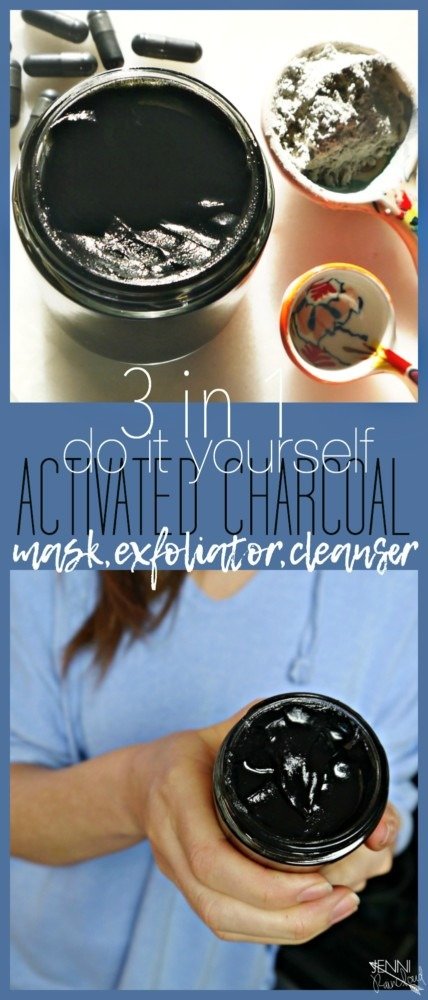 Activated Charcoal Mask Exfoliant and Cleanser