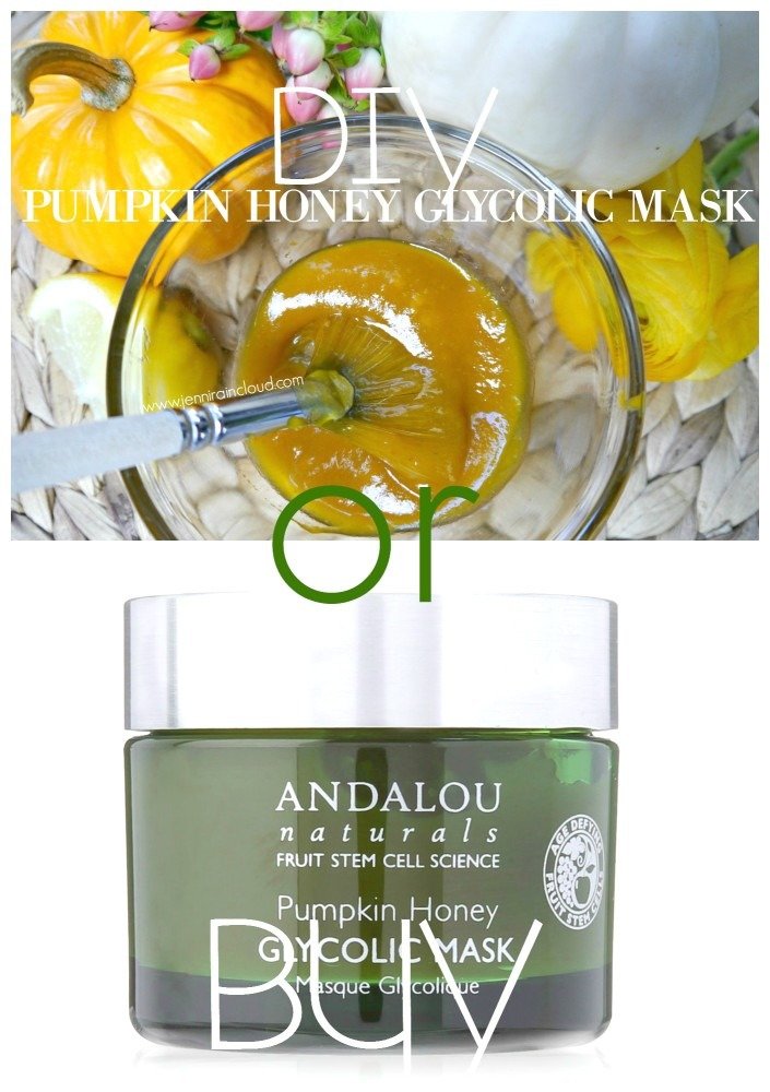 DIY Pumpkin, Manuka Honey and glycolic Mask