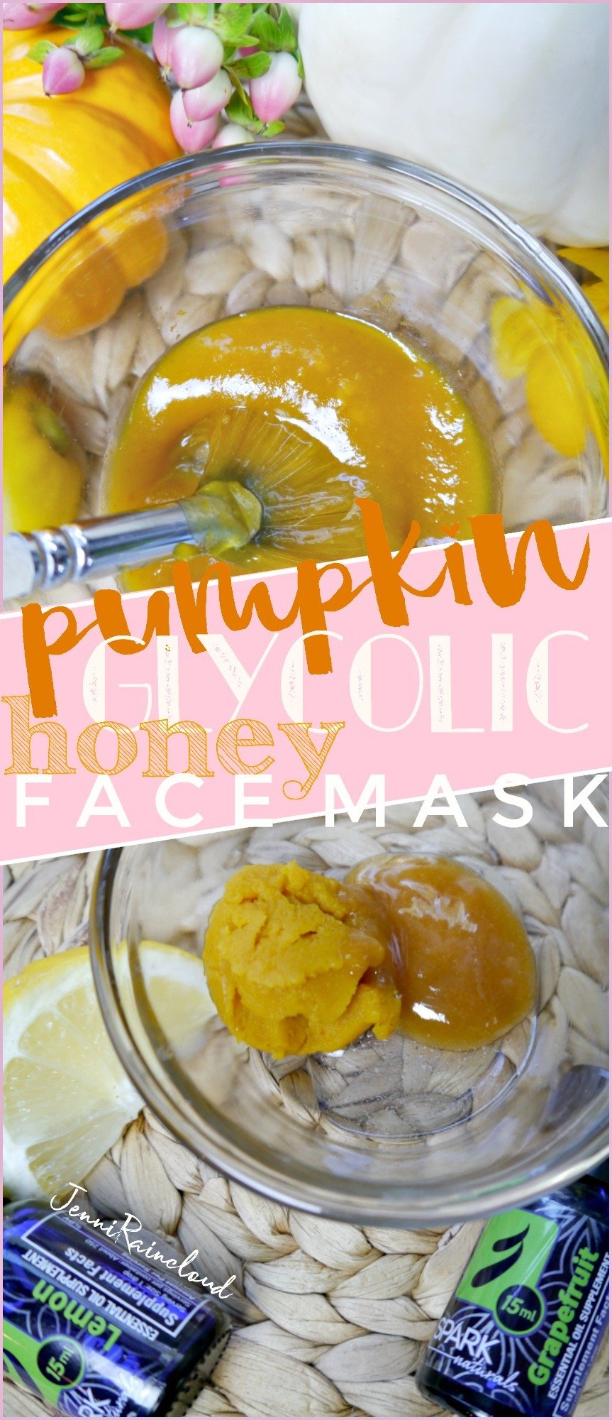 DIY Pumpkin Glycolic Honey Mask