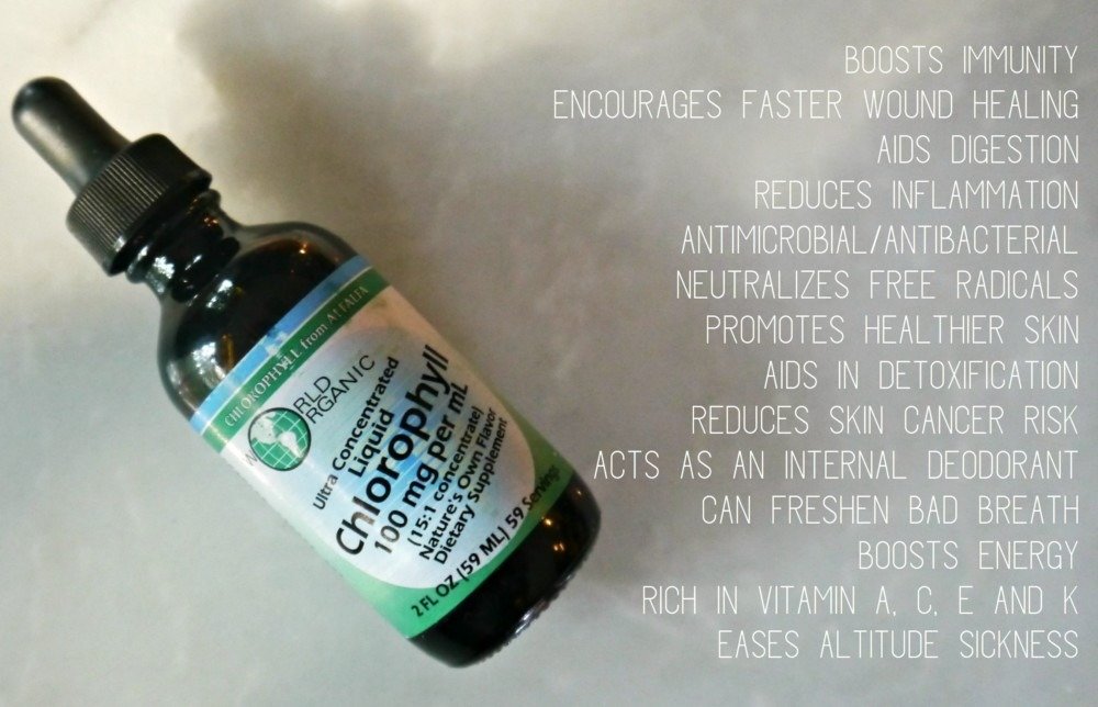Chlorophyll Health benefits