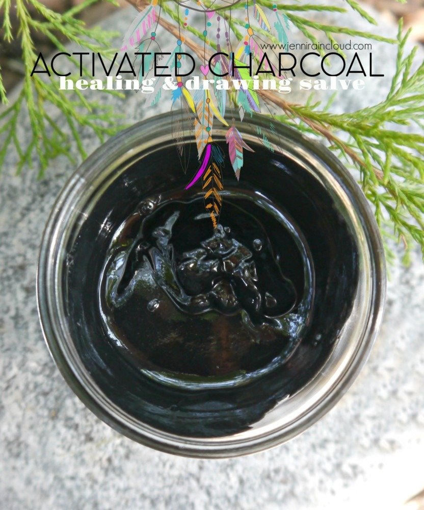 DIY Activated Charcoal Drawing and healing Salve