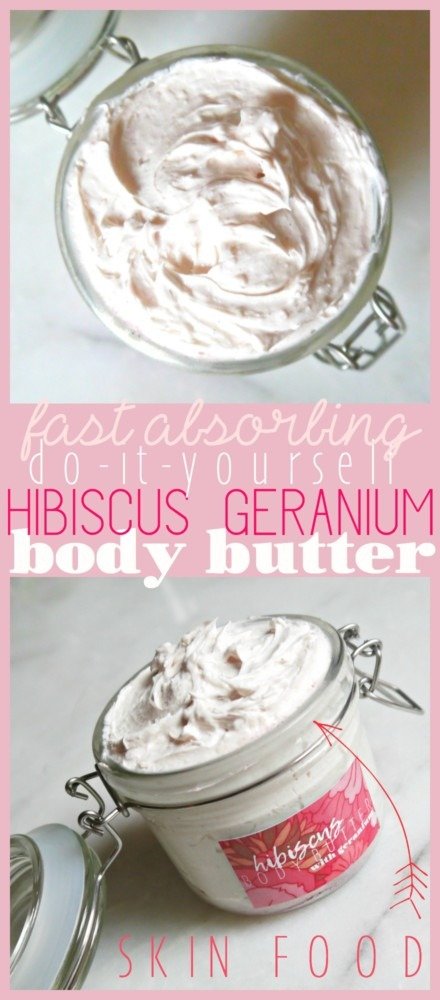 DIY Hibiscus Body Butter