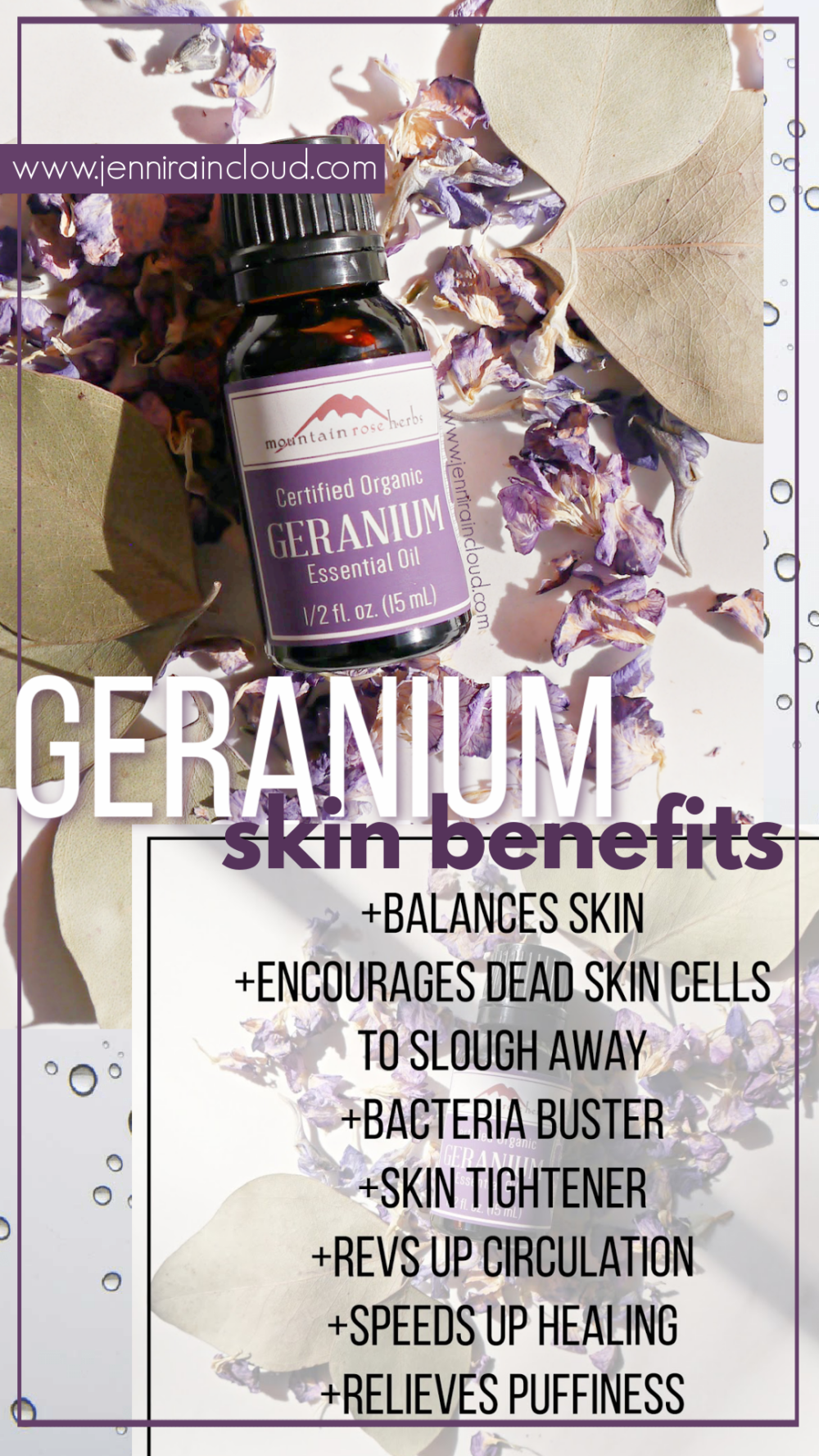 Geranium Essential Oil Skin Benefits