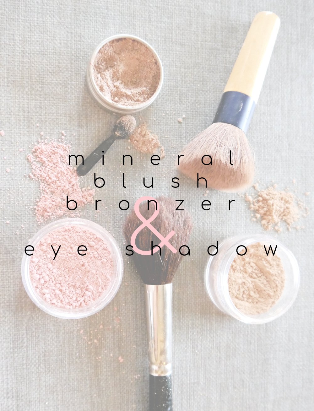 DIY Mineral Blush Bronzer & Eye Shadow