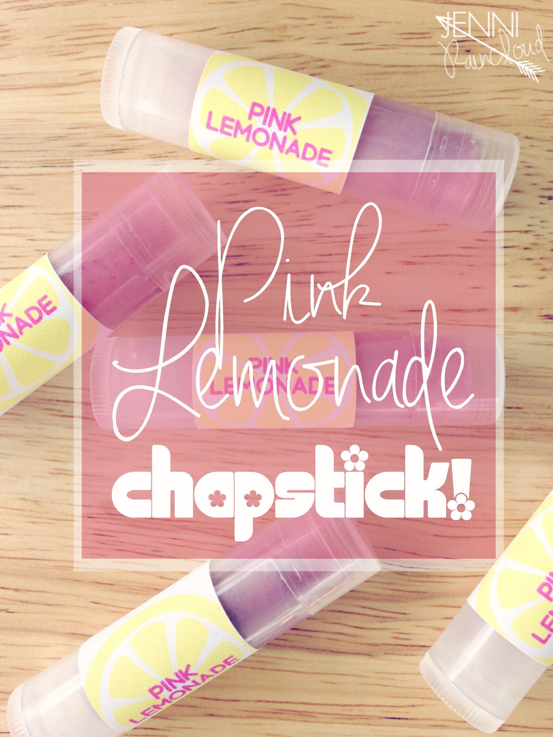 DIY Pink Lemonade Chapstick