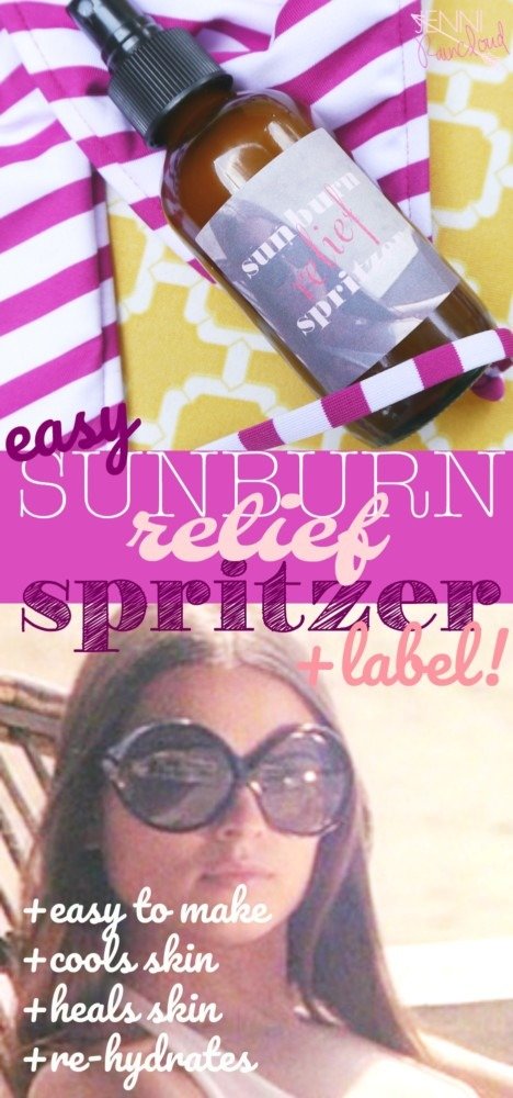 Sunburn Relief Spritzer DIY