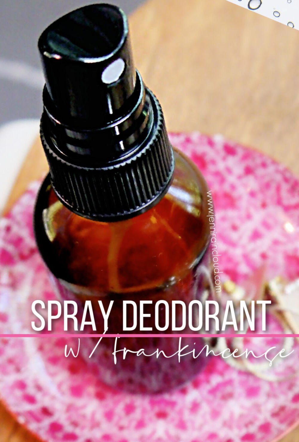 DIY Spray Deodorant with Frankincense