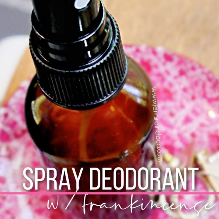 DIY Spray Deodorant with Frankincense