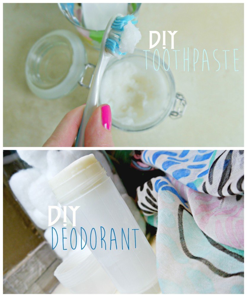 DIY toothpaste and deodorant