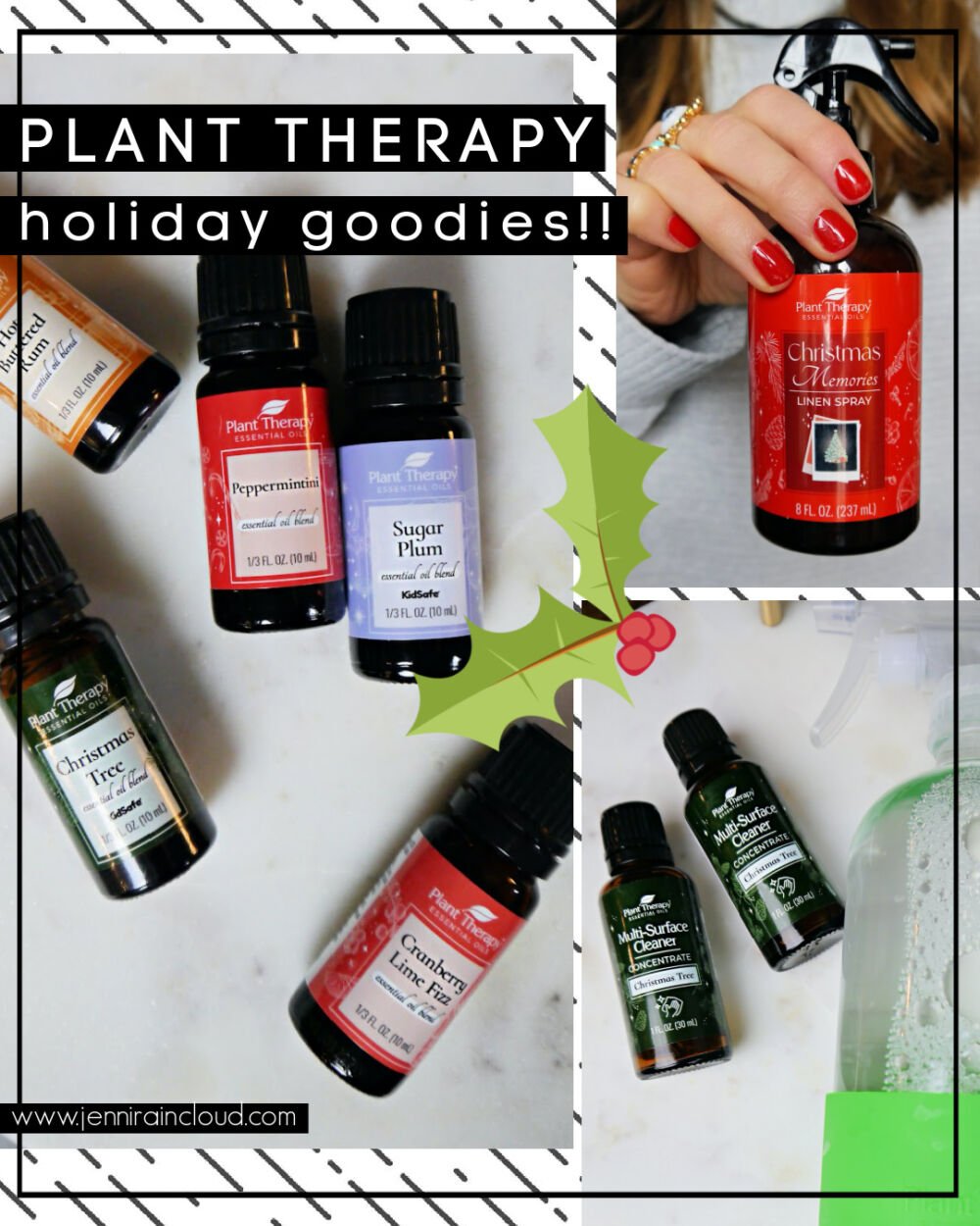 Plant Therapy Holiday Product picture collage
