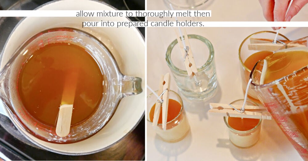 How to Make Beeswax Candles melt and pour