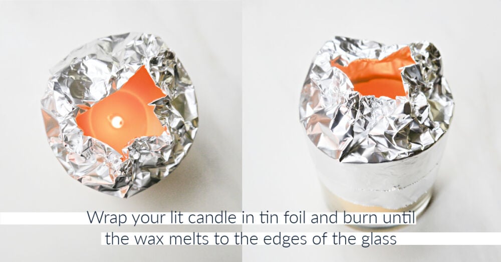 How to Make Beeswax Candles Tin Foil